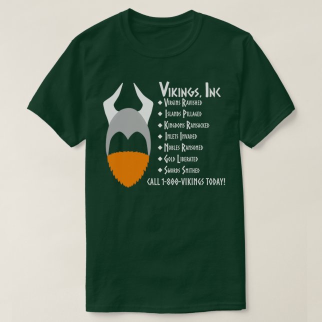 Camiseta Vikings Inc (Frente do Design)