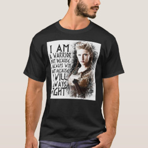 Camiseta Vikings - Lagertha - Eu sou um Guerreiro... Scoo E