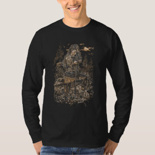 Camiseta Vikings Maiden Shield Nature Norse Mythology Histo