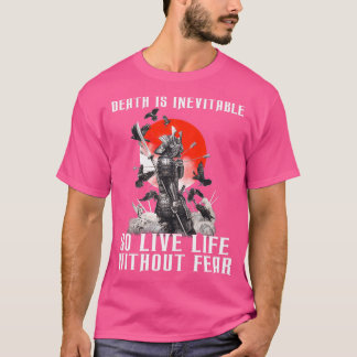 Camiseta Vikings Morte É Inevitável, Assim Vivendo A Vida S