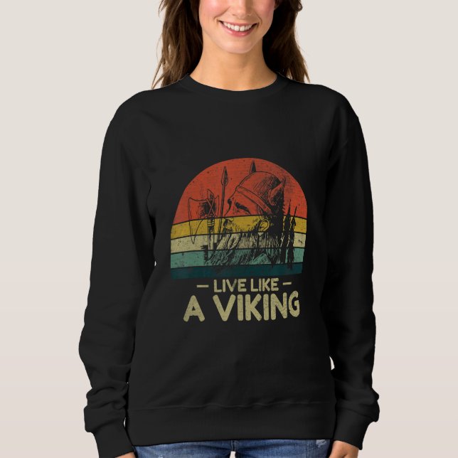 Camiseta Vikings reais vêm para o Valhalla e não têm medo (Frente)