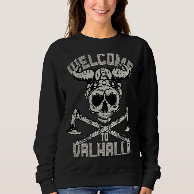 Camiseta Vikings Welcome to Valhalla for Viking Northmen (Frente)