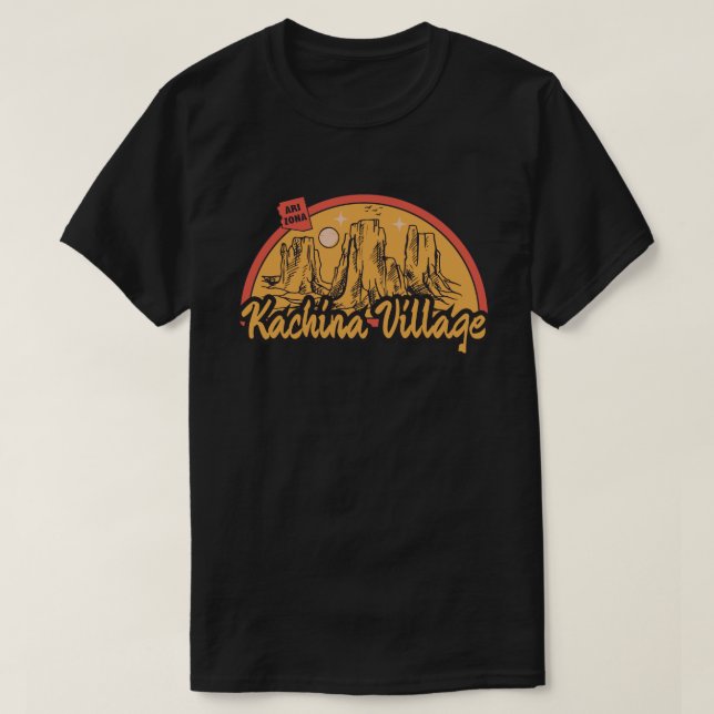 Camiseta Vila Kachina, Arizona (Frente do Design)