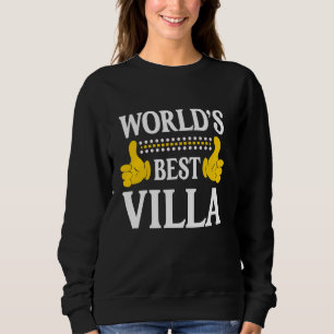 Camiseta Villa Surname Funny Team Family Sobrenome World's