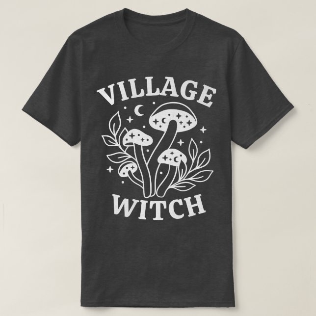 Camiseta Village Witch, Witchy Mushroom  (Frente do Design)