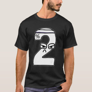 Camiseta Villain Forte Número Dois Meninos Correspondendo M
