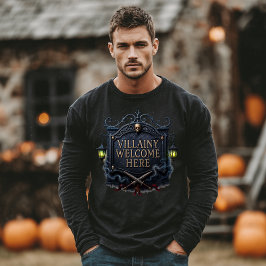 Camiseta Villainy Wellcome Aqui Halloween