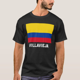 Camiseta Villavieja Colombia Flag Emblem Escudo Bandera Cre
