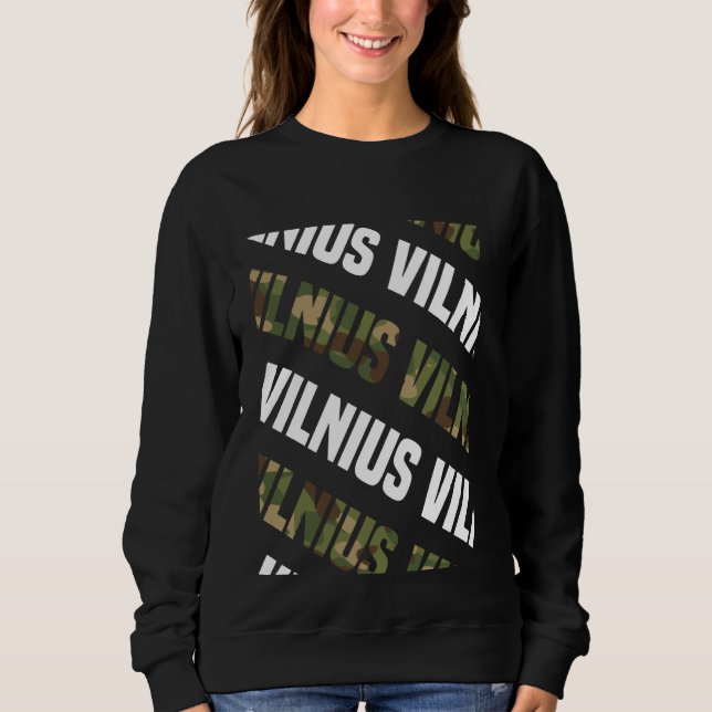 Camiseta Vilnius Camo - Camouflage Verde (Frente)