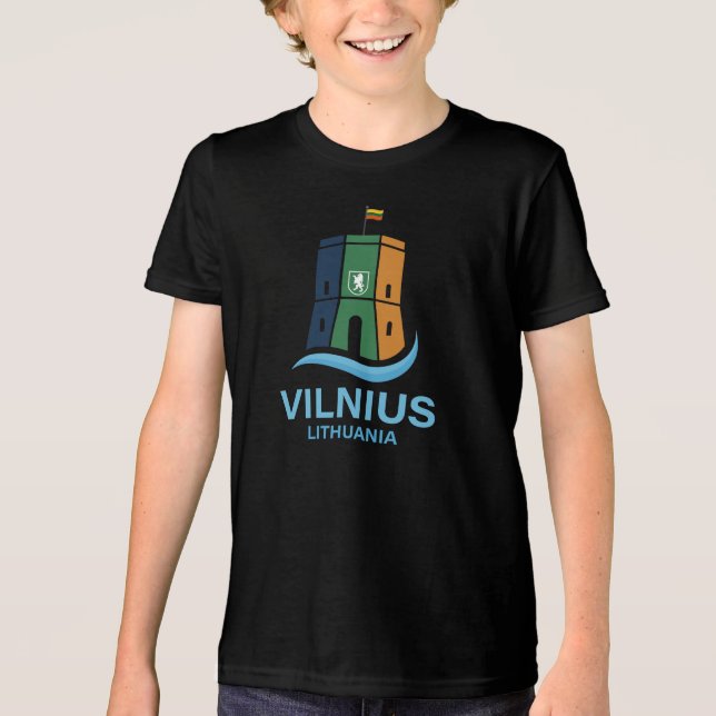 Camiseta Vílnius Lituânia (Frente)