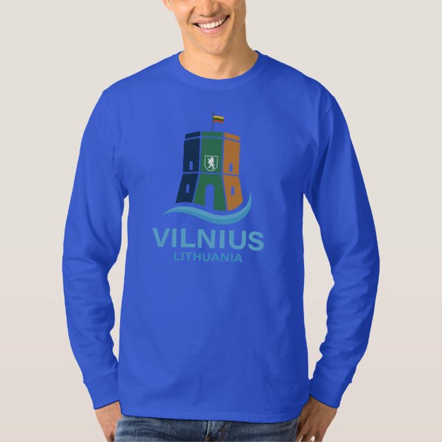 Camiseta Vílnius Lituânia (Frente)