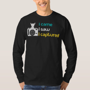 Camiseta Vim ver que capturei fotos de cameraman
