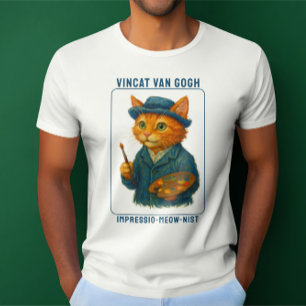 Camiseta Vincat Van Gogh Impressio-Nist Funny