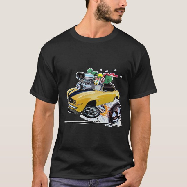 Camiseta Vince Crains High Octane Art, 1969 Camaro (Frente)