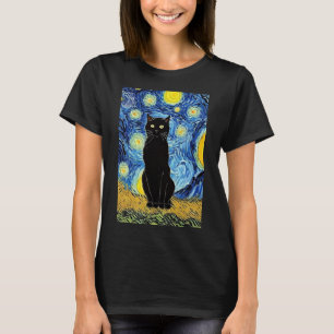 Camiseta Vincent Cat Gogh T Shirt