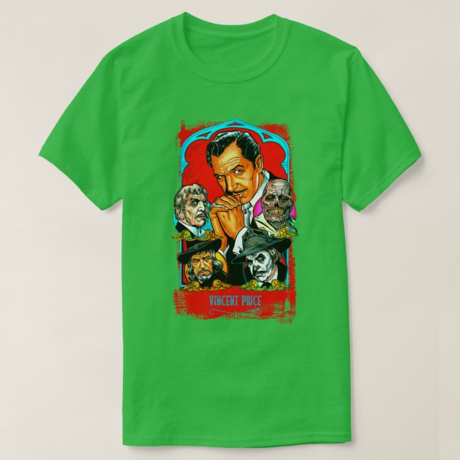 Camiseta Vincent Price Master Terror (Frente do Design)