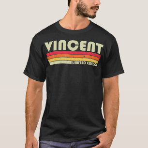 Camiseta VINCENT Surname Funny Retro Vintage 80s 90s Birthd