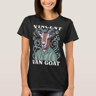 Camiseta Vincent Van Goat Funny Van Gogh Art Pun Humor Gag