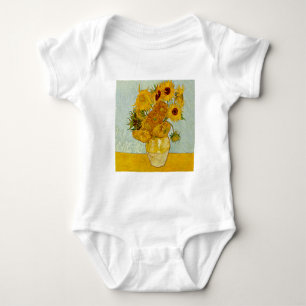 Camiseta Vincent Van Gogh 12 Girassóis Impressionista