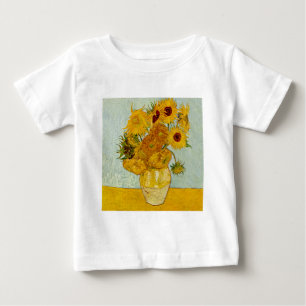 Camiseta Vincent Van Gogh 12 Girassóis Impressionista