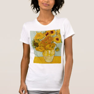 Camiseta Vincent Van Gogh 12 Sunflower Impressionista