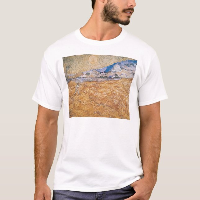 Camiseta Vincent van Gogh | a ceifeira (Frente)
