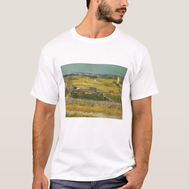 Camiseta Vincent Van Gogh, A Colheita, De Oogst (Frente)