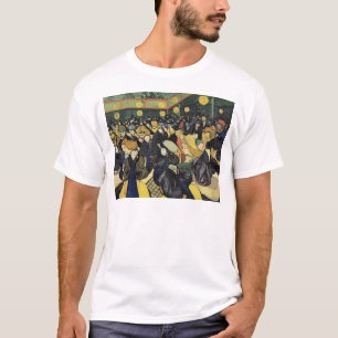 Camiseta Vincent van Gogh a dança salão em Arles, 1888