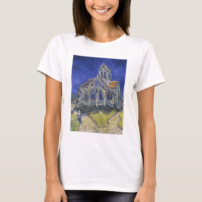 Camiseta Vincent Van Gogh, a Igreja dos Auvers (Frente)
