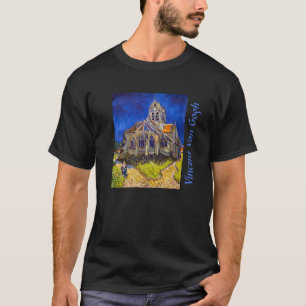 Camiseta Vincent van Gogh - A Igreja em Auvers