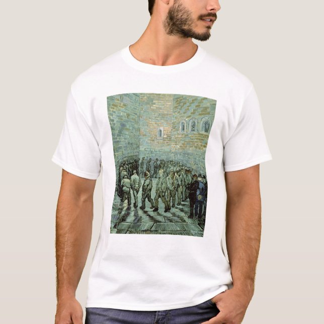 Camiseta Vincent van Gogh | a jarda do exercício (Frente)