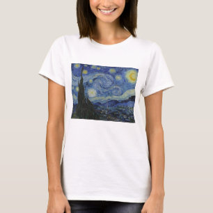 Camiseta Vincent Van Gogh, A Noite Estrelada