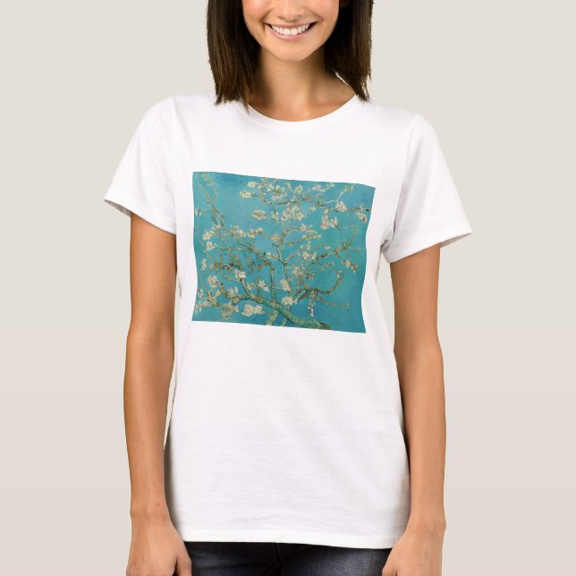 Camiseta Vincent Van Gogh, Almond Blossom, Amandelbloesem (Frente)