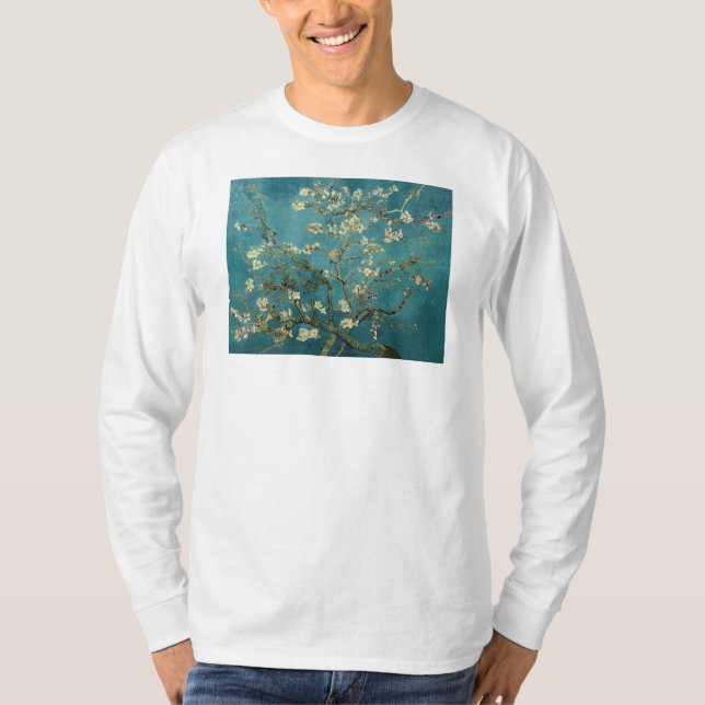 Camiseta Vincent Van Gogh - Árvore de Amêndoa Brilhante (Frente)