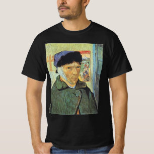 Camiseta Vincent van Gogh - Autorretrato com Orelha Bandada