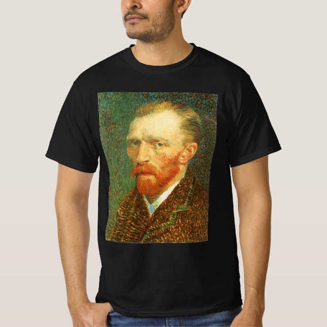 Camiseta Vincent van Gogh - autorretrato de Van Gogh (Frente)