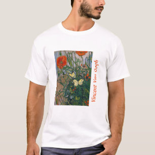 Camiseta Vincent van Gogh - Borboletas e papagaios