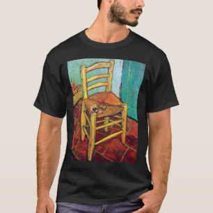 Camiseta Vincent Van Gogh - Cadeira de Vincent com Pipe