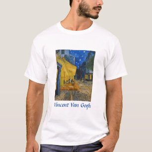 Camiseta Vincent van Gogh - Cafe Terrace à Noite