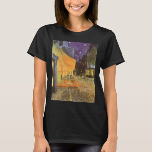 Camiseta Vincent van Gogh - Cafe Terrace à Noite