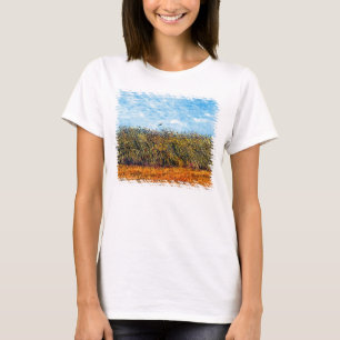 Camiseta Vincent Van Gogh - Campo de Trigo com uma Cotovia