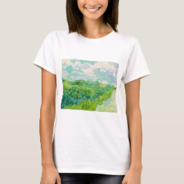 Camiseta Vincent van Gogh - Campo de Trigo Verde, Auvers
