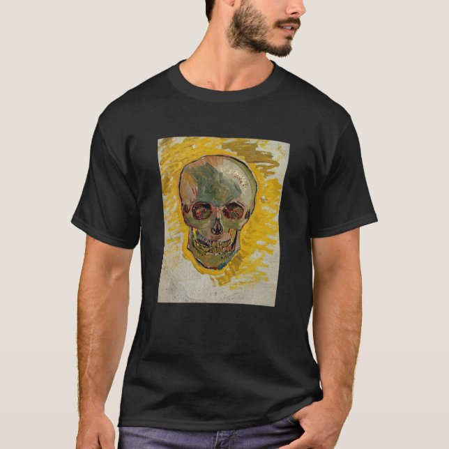 Camiseta Vincent van Gogh - Caveira 1887 #2 (Frente)