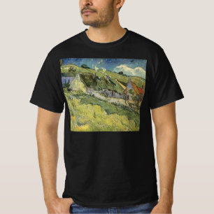 Camiseta Vincent van Gogh - Cottages Thatcher