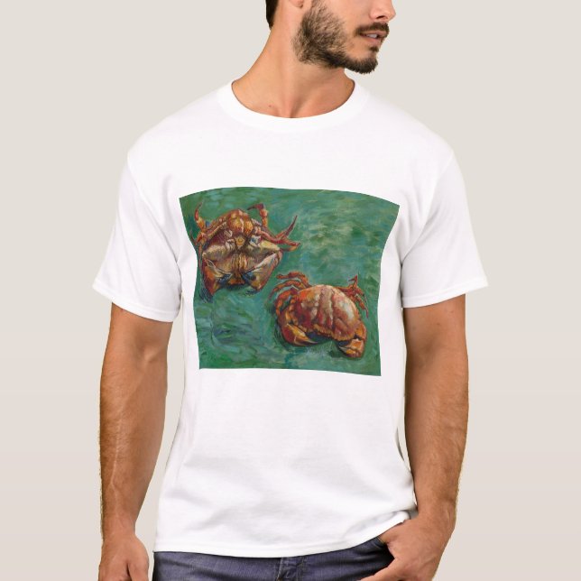 Camiseta Vincent Van Gogh, Dois Caranguejos (Frente)