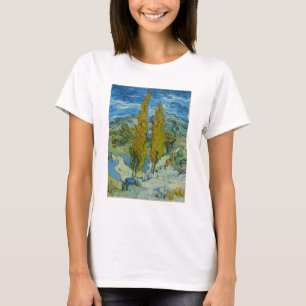 Camiseta Vincent Van Gogh, Dois Poplars nos Alpilles