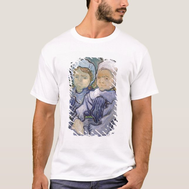 Camiseta Vincent van Gogh| Duas Meninas, 1890 (Frente)