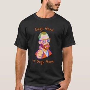 Camiseta Vincent Van Gogh Duro Ou Memória De Arte Engraçado