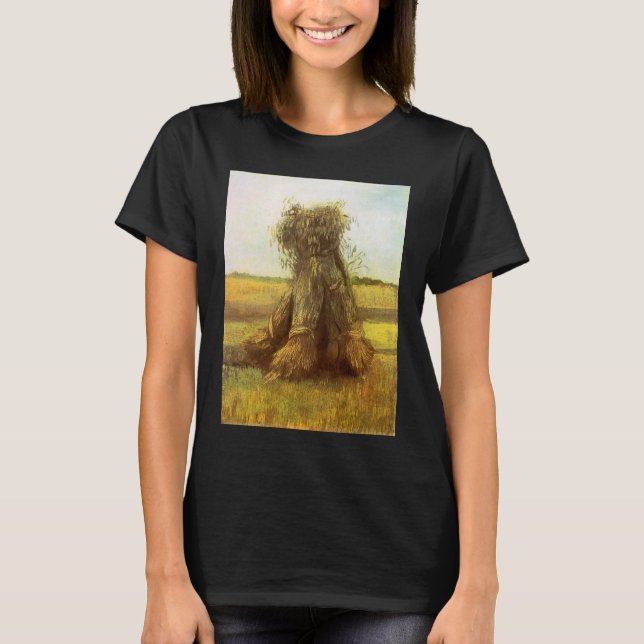 Camiseta Vincent van Gogh - Feixes de Trigo (Frente)