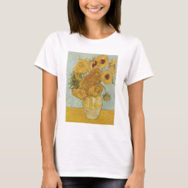 Camiseta Vincent Van Gogh - Girassóis, 3ª versão